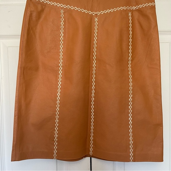 Vintage GAP Leather Skirt - Picture 7 of 9